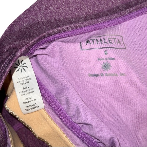 Athleta Heather Purple Bettona Halter Tankini Top Size Small - Picture 6 of 6